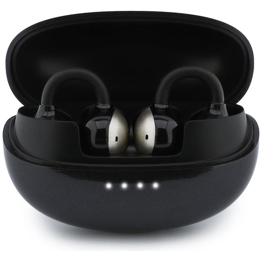 Handsfree Bluetooth Guess Metalic Finish Electropated Parts Classic, TWS, Negru