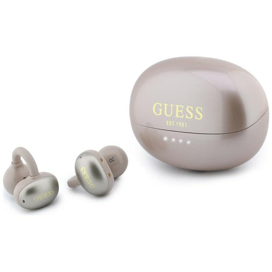 Handsfree Bluetooth Guess Metalic Finish Electropated Parts Classic, TWS, Roz