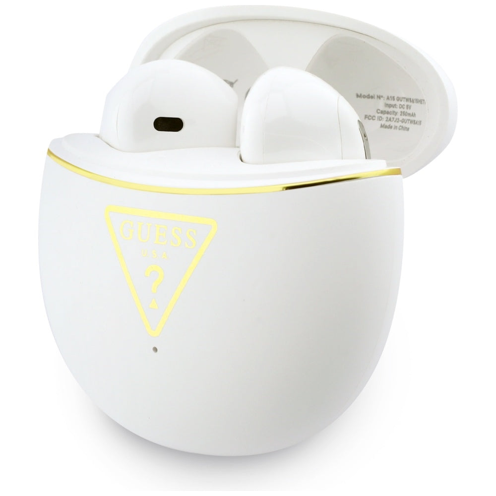 Handsfree Bluetooth Guess Script Print, TWS, Alb