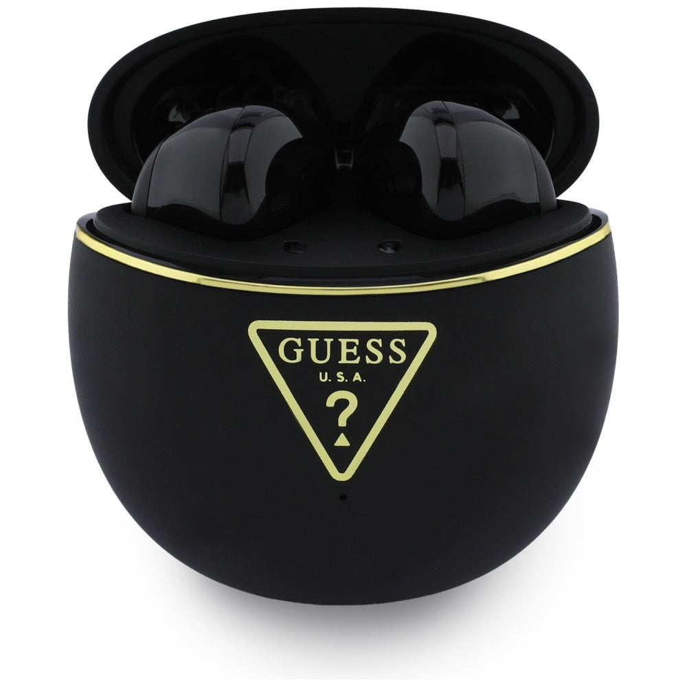Handsfree Bluetooth Guess Script Print, TWS, Negru