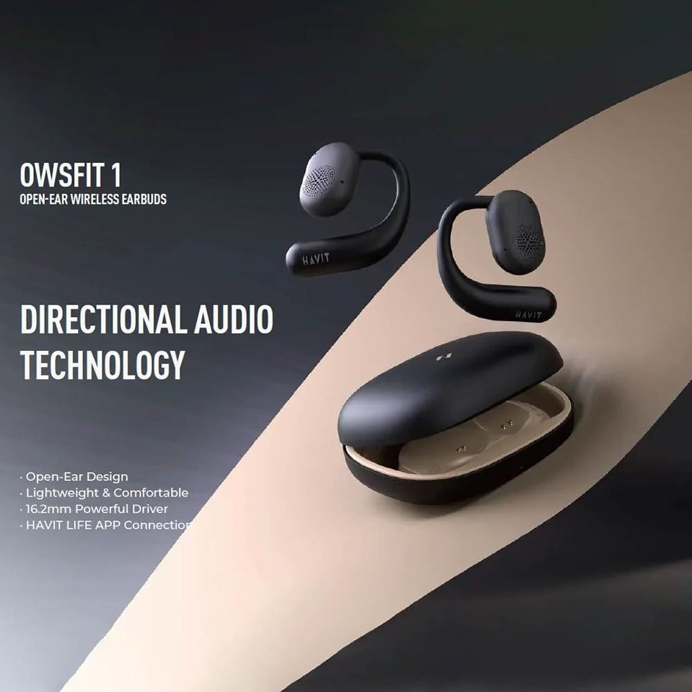 Handsfree Bluetooth HAVIT OWS914, TWS, Negru
