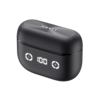 Handsfree Bluetooth HAVIT TW984, TWS, ANC, Negru