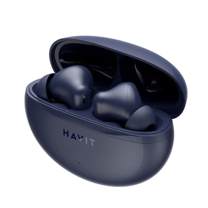 Handsfree Bluetooth HAVIT TW986, TWS, Albastru