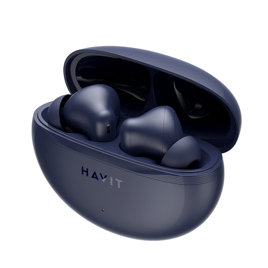 Handsfree Bluetooth HAVIT TW986, TWS, Albastru