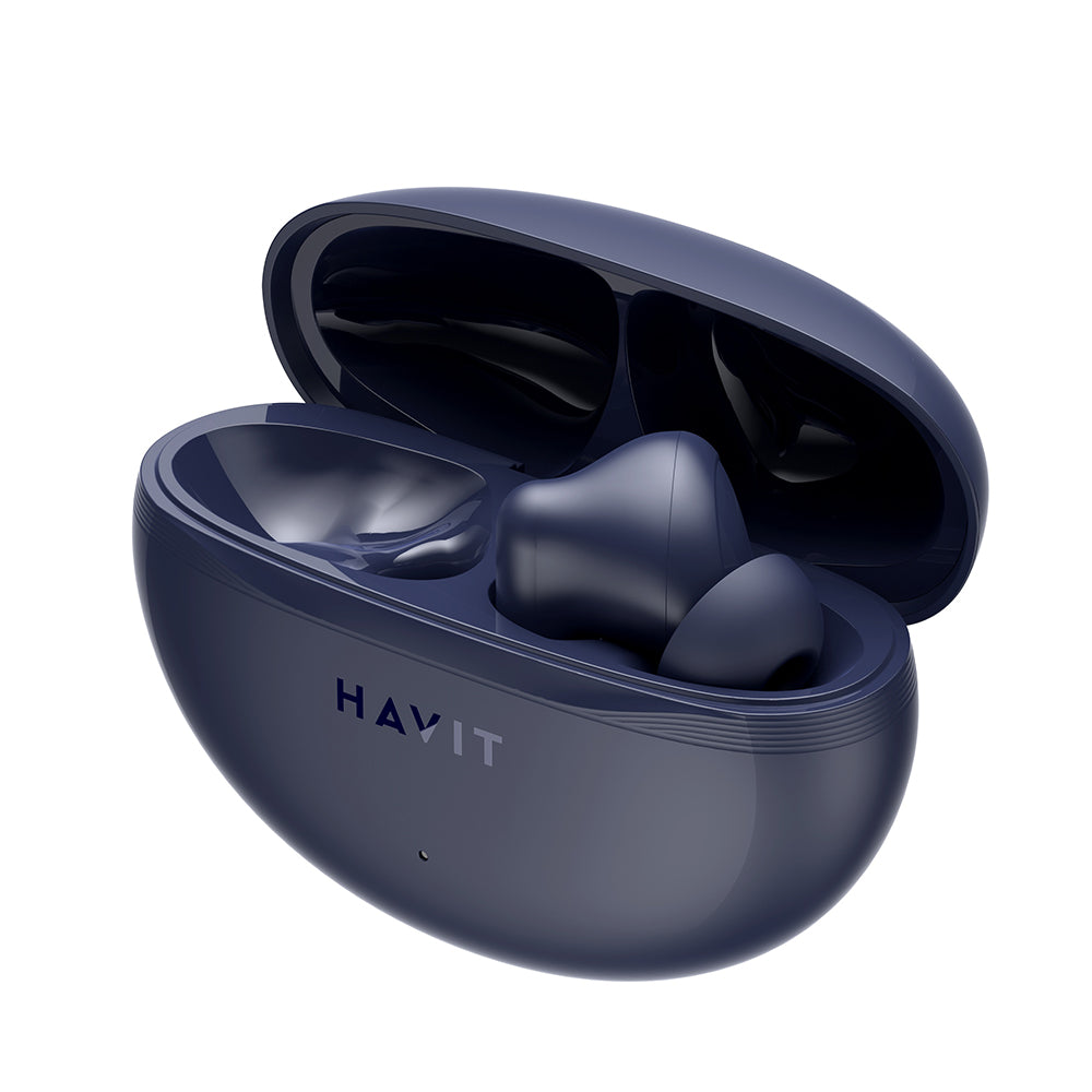 Handsfree Bluetooth HAVIT TW986, TWS, Albastru