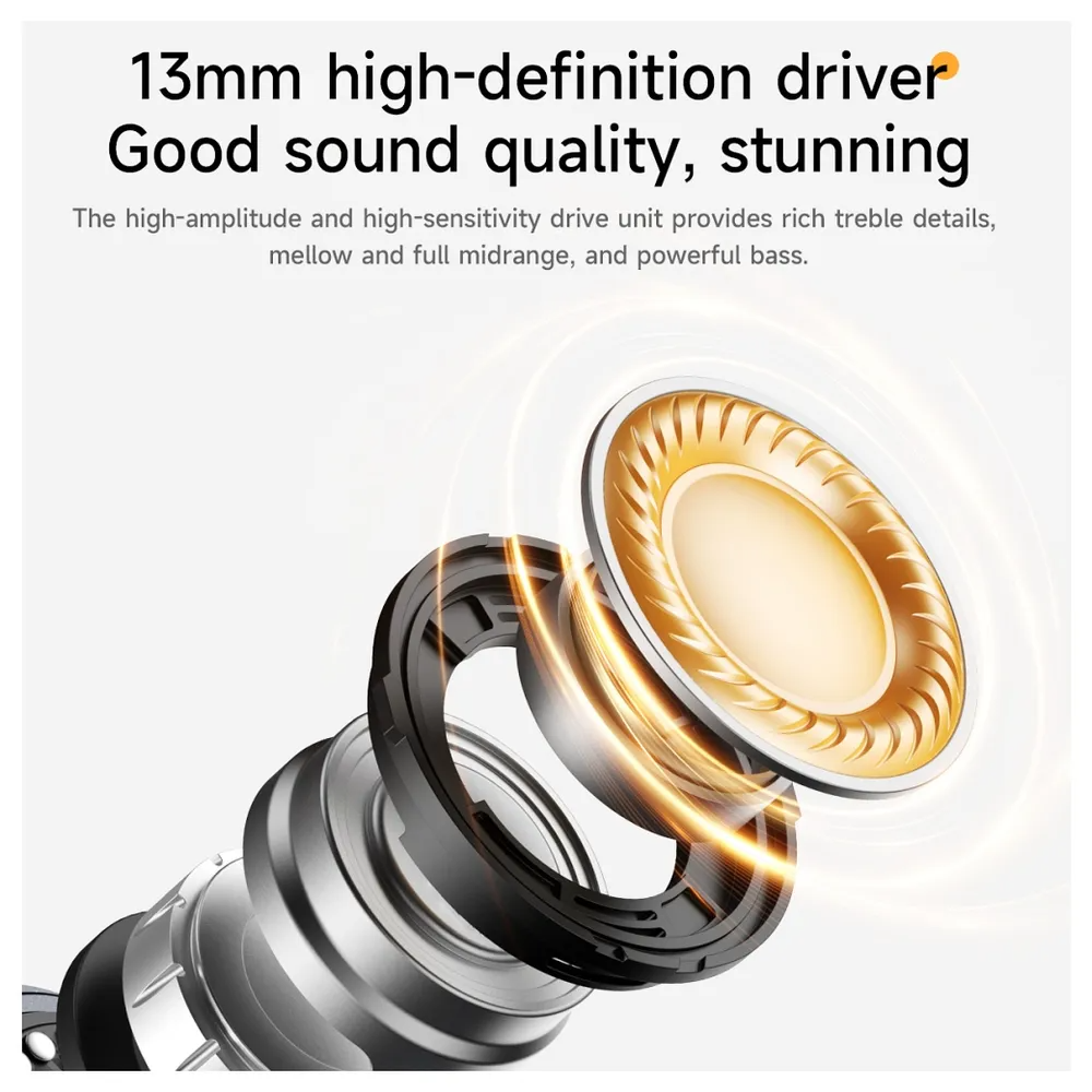 Handsfree Bluetooth HOCO EA8, TWS, Alb