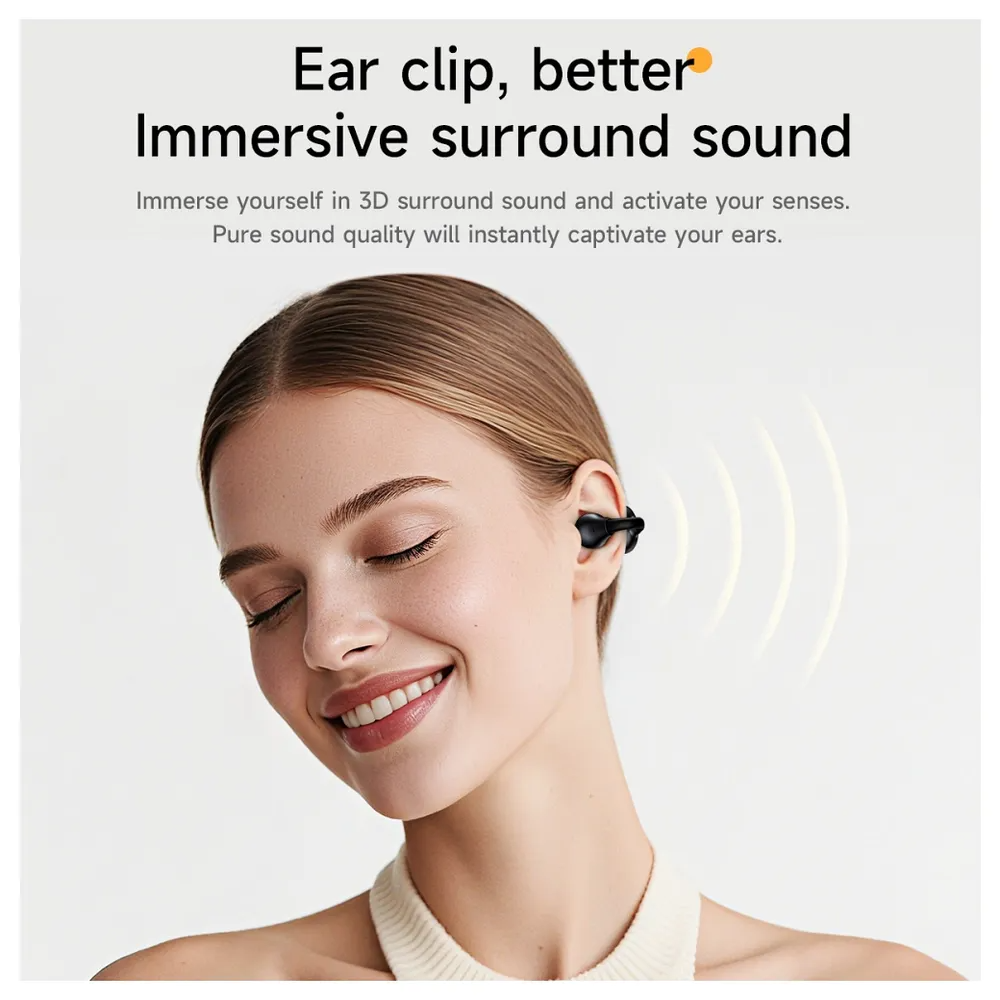 Handsfree Bluetooth HOCO EA8, TWS, Negru