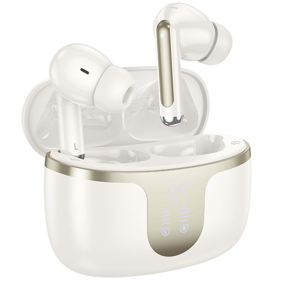 Handsfree Bluetooth HOCO EQ10, TWS, Alb