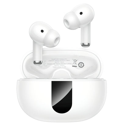 Handsfree Bluetooth HOCO EQ26, TWS, ANC, Alb