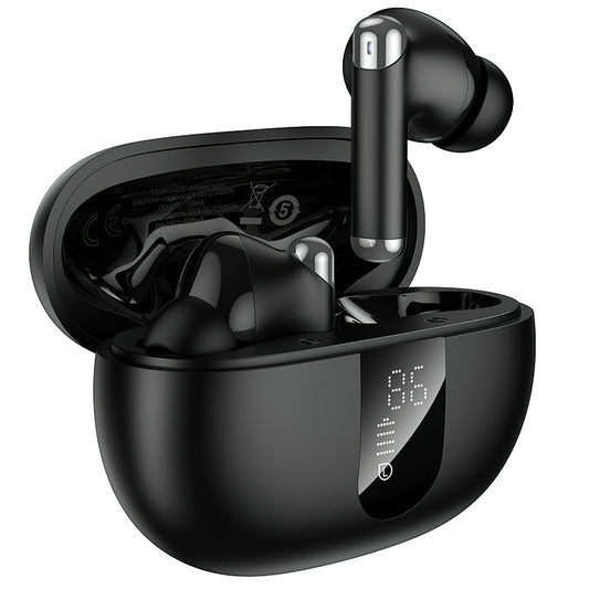 Handsfree Bluetooth HOCO EQ26, TWS, ANC, Negru