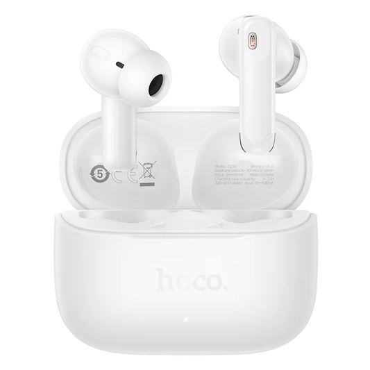 Handsfree Bluetooth HOCO EQ30, TWS, Alb