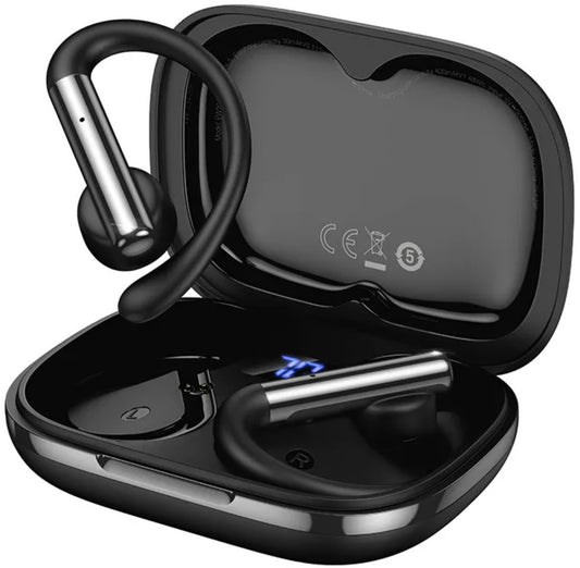 Handsfree Bluetooth HOCO EW206, TWS, Negru