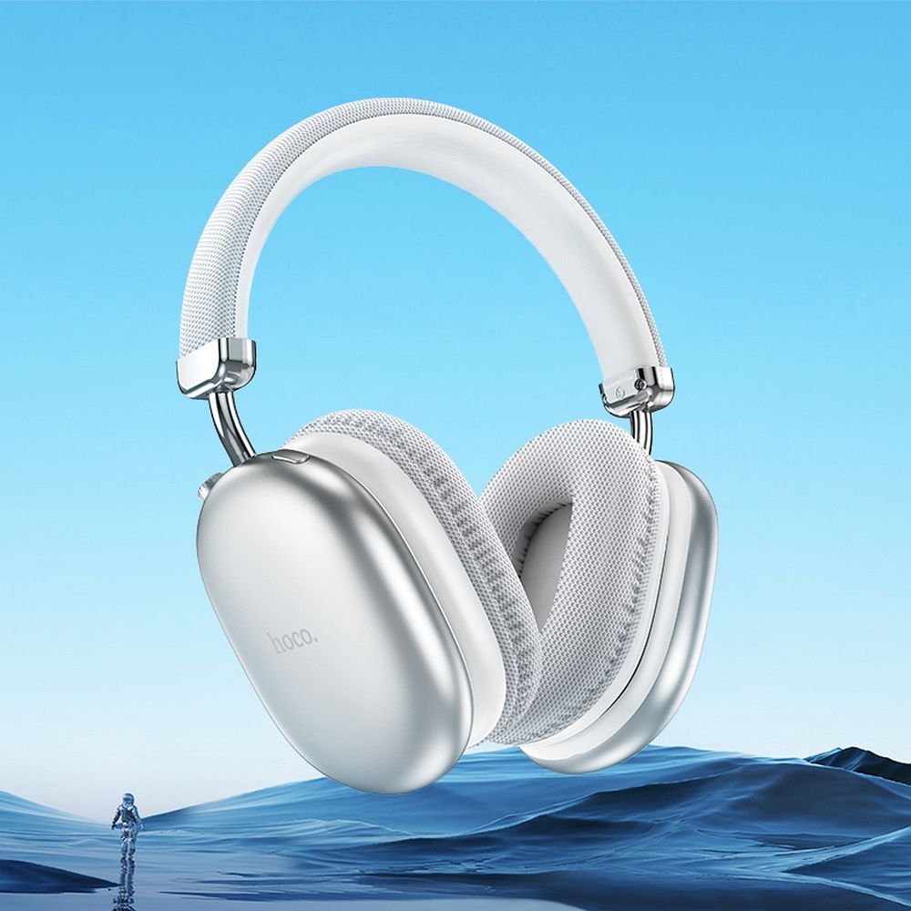 Handsfree Bluetooth HOCO W35 Max, A2DP, Argintiu