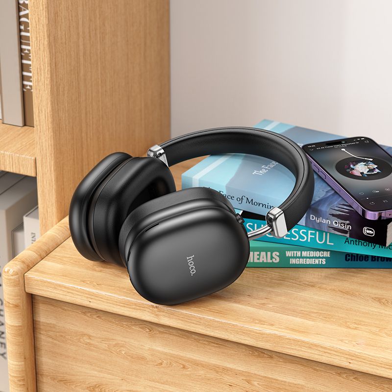 Handsfree Bluetooth HOCO W35 Max, A2DP, ANC, Negru