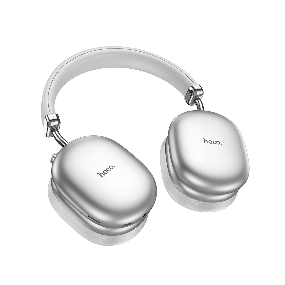 Handsfree Bluetooth HOCO W35 Max, A2DP, ANC, Argintiu