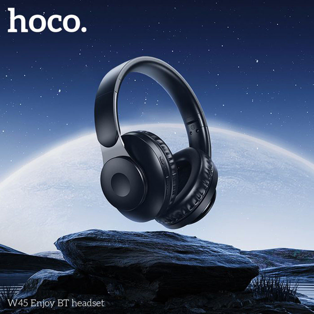 Handsfree Bluetooth HOCO W45, A2DP, Negru