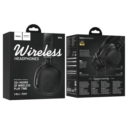 Handsfree Bluetooth HOCO W64, A2DP, Negru