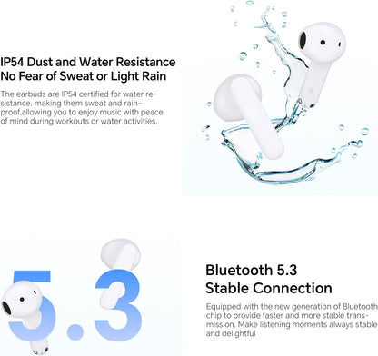 Handsfree Bluetooth Honor Choice X7e, TWS, ANC, Alb 5504ABHF