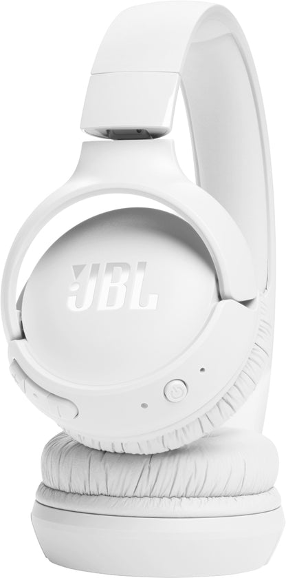 Handsfree Bluetooth JBL Tune 520BT, MultiPoint, A2DP, Alb JBLT520BTWHT