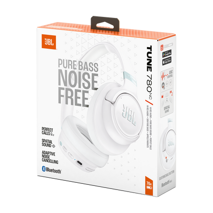 Handsfree Bluetooth JBL Tune 780NC, MultiPoint, A2DP, ANC, Alb