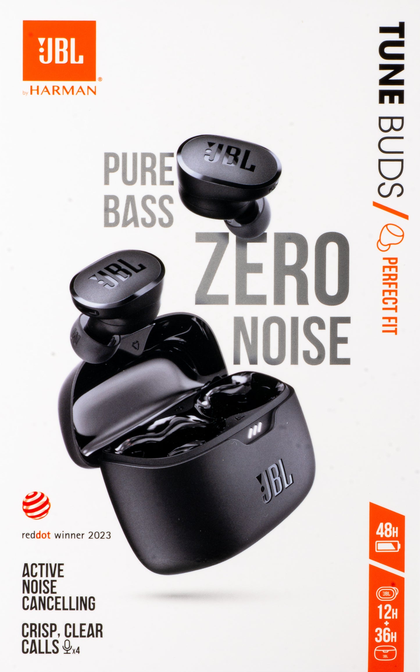 Handsfree Bluetooth JBL Tune Buds, TWS, ANC, Multipoint, Negru JBLTBUDSBLK