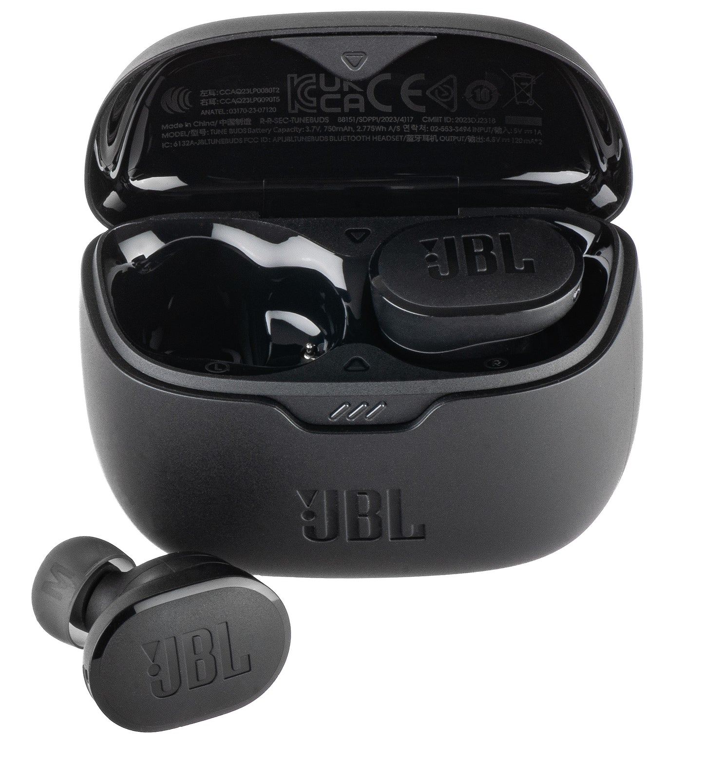 Handsfree Bluetooth JBL Tune Buds, TWS, ANC, Multipoint, Negru JBLTBUDSBLK