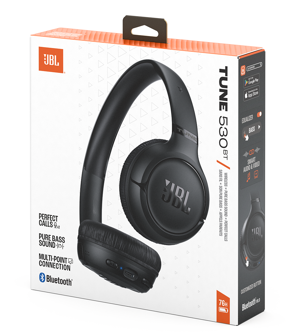 Handsfree Bluetooth JBL Tune 530BT, MultiPoint, A2DP, Negru JBLT530BTBLK