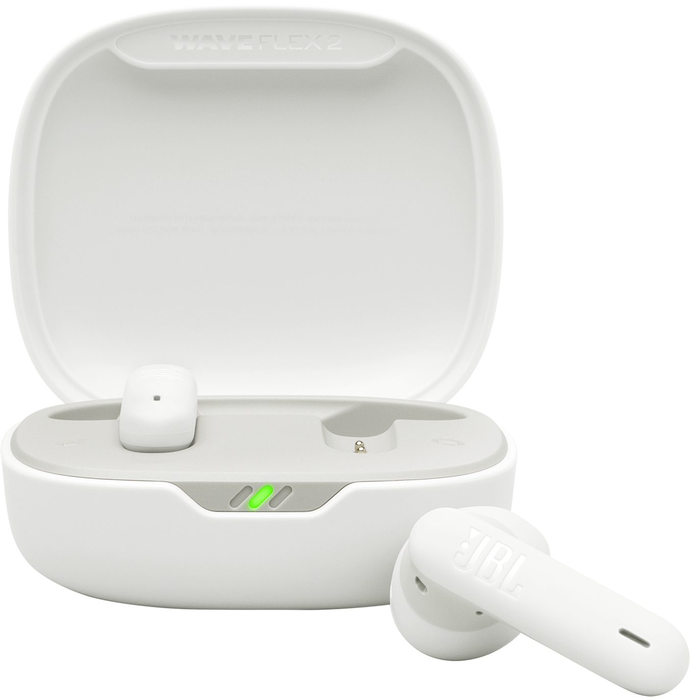 Handsfree Bluetooth JBL Wave Flex 2, TWS, ANC, MultiPoint, Alb JBLWFLEX2WHT