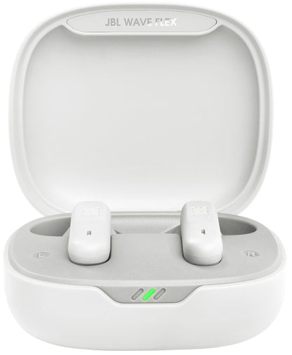 Handsfree Bluetooth JBL Wave Flex, TWS, Multipoint, Alb JBLWFLEXWHT