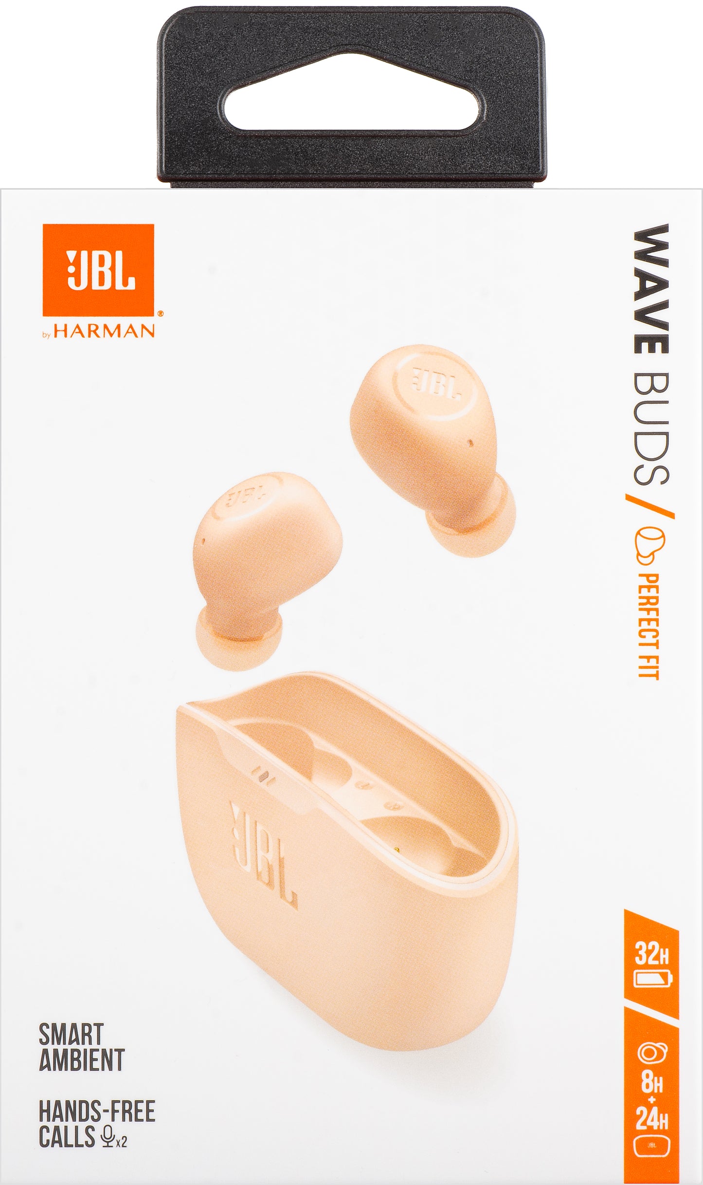 Handsfree Bluetooth JBL Wave Buds, TWS, Bej JBLWBUDSBEG