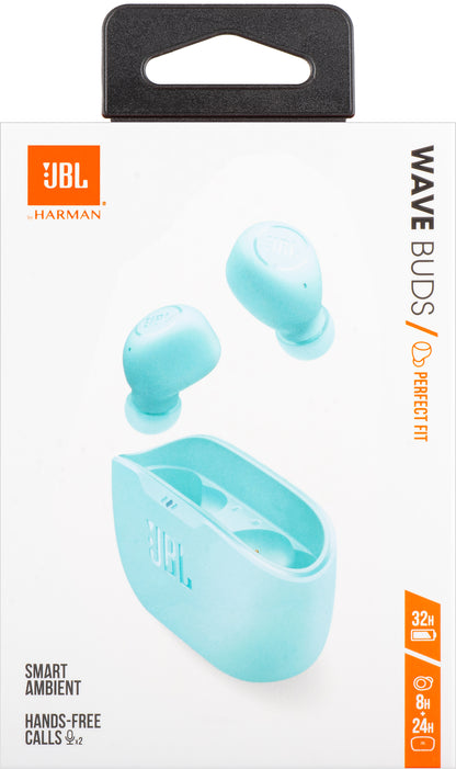 Handsfree Bluetooth JBL Wave Buds, TWS, Turcoaz JBLWBUDSMIT