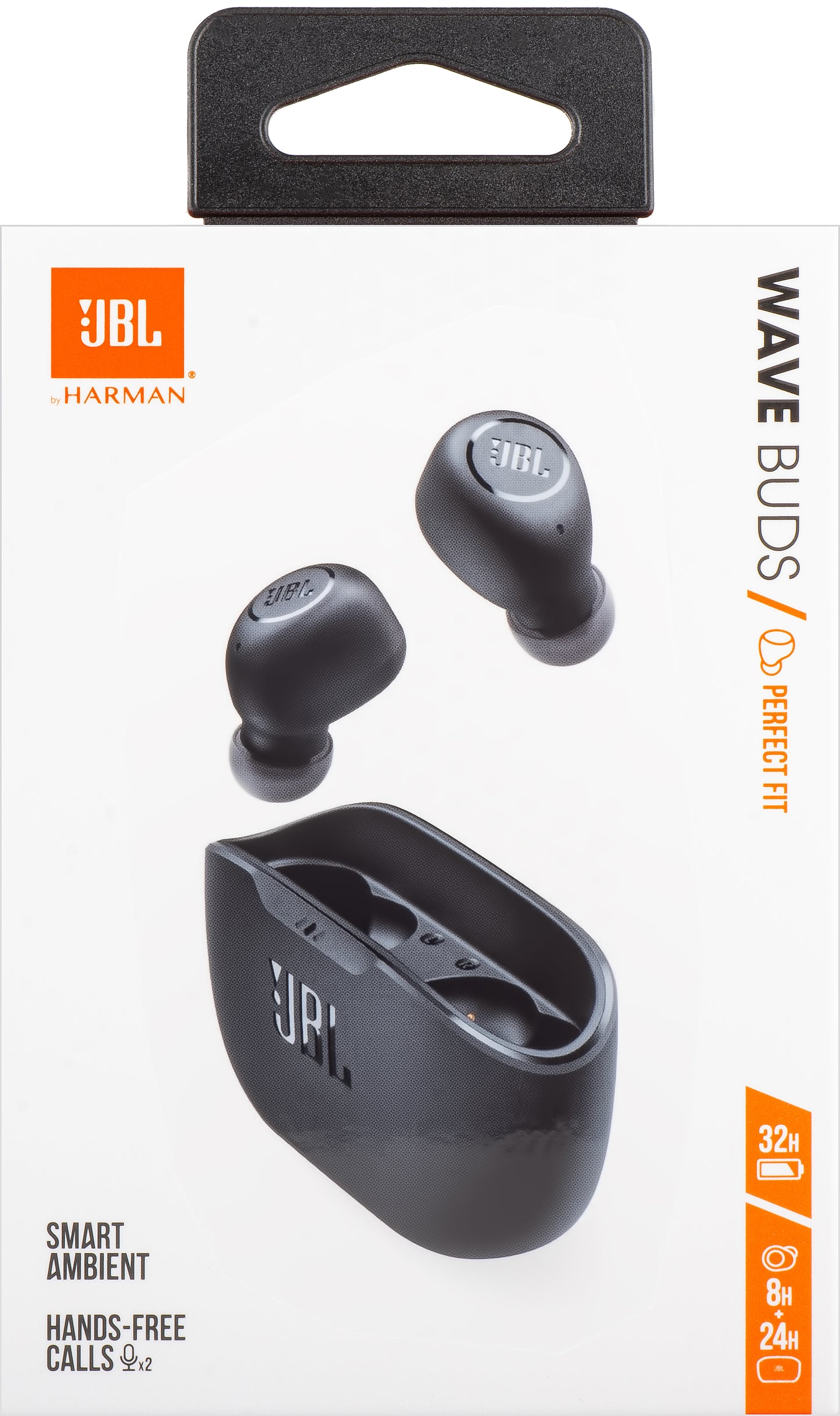 Handsfree Bluetooth JBL Wave Buds, TWS, Negru JBLWBUDSBLK