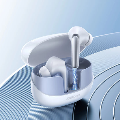 Handsfree Bluetooth Joyroom Funpods JR-FN2, TWS, ANC, Alb