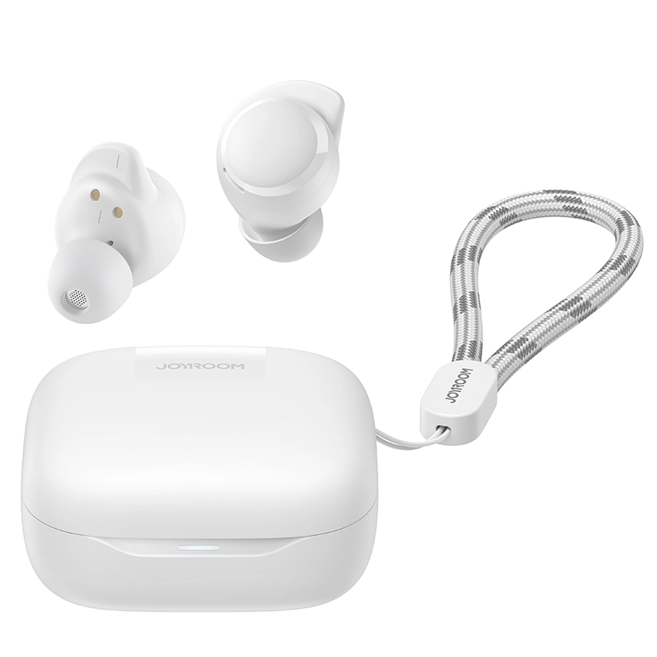 Handsfree Bluetooth Joyroom Jdots JR-DB3, TWS, Alb
