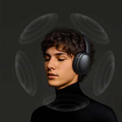 Handsfree Bluetooth Joyroom JR-JH1, A2DP, ANC, Negru