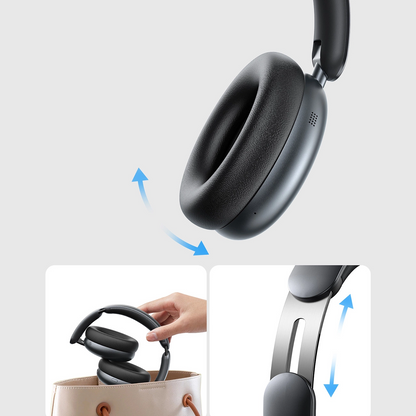 Handsfree Bluetooth Joyroom JR-JH1, A2DP, ANC, Negru