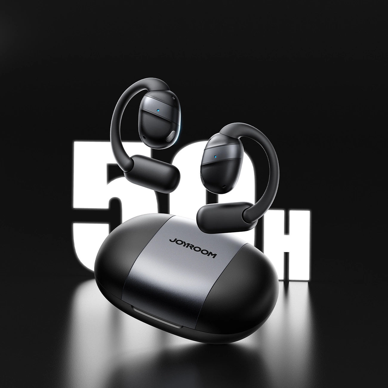 Handsfree Bluetooth Joyroom Open Ear JR-OE4, TWS, Negru