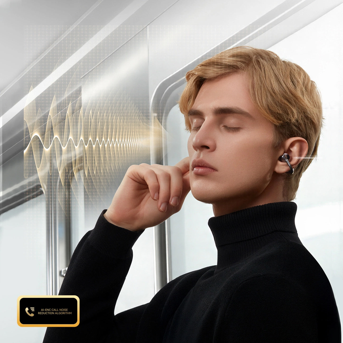 Handsfree Bluetooth Joyroom Openfree JR-OE3, TWS, Negru