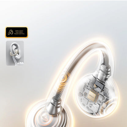 Handsfree Bluetooth Joyroom Openfree JR-OE3, TWS, Argintiu