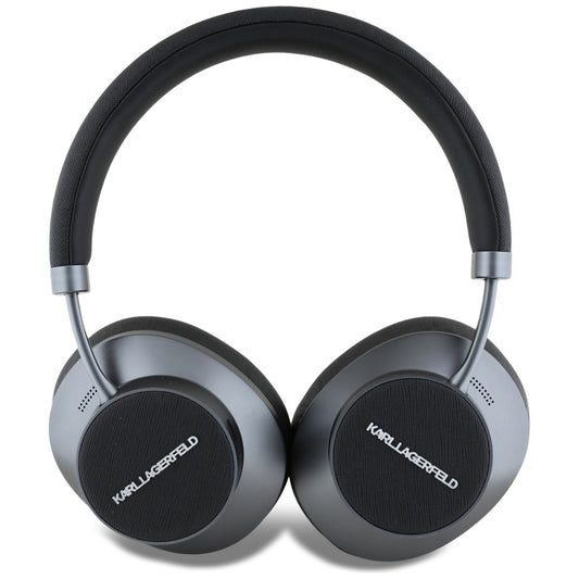 Handsfree Bluetooth Karl Lagerfeld Saffiano Elongated, A2DP, ANC, Negru