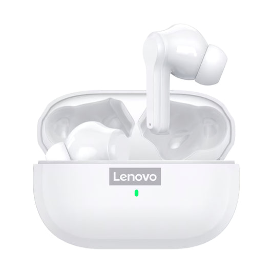 Handsfree Bluetooth Lenovo LP1S, TWS, Alb