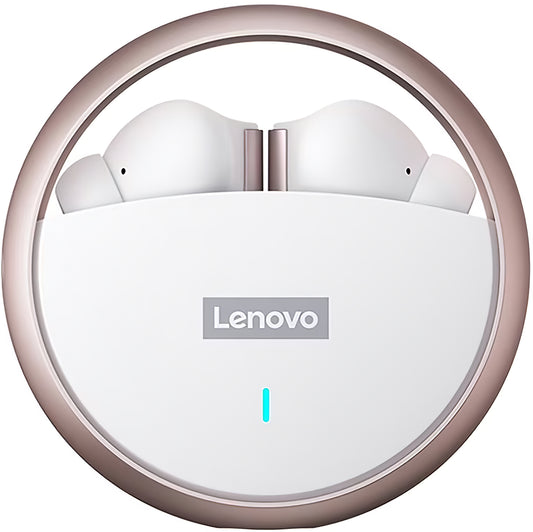 Handsfree Bluetooth Lenovo LP60, TWS, Alb