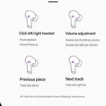 Handsfree Bluetooth Lenovo ThinkPlus LP5, TWS, Alb