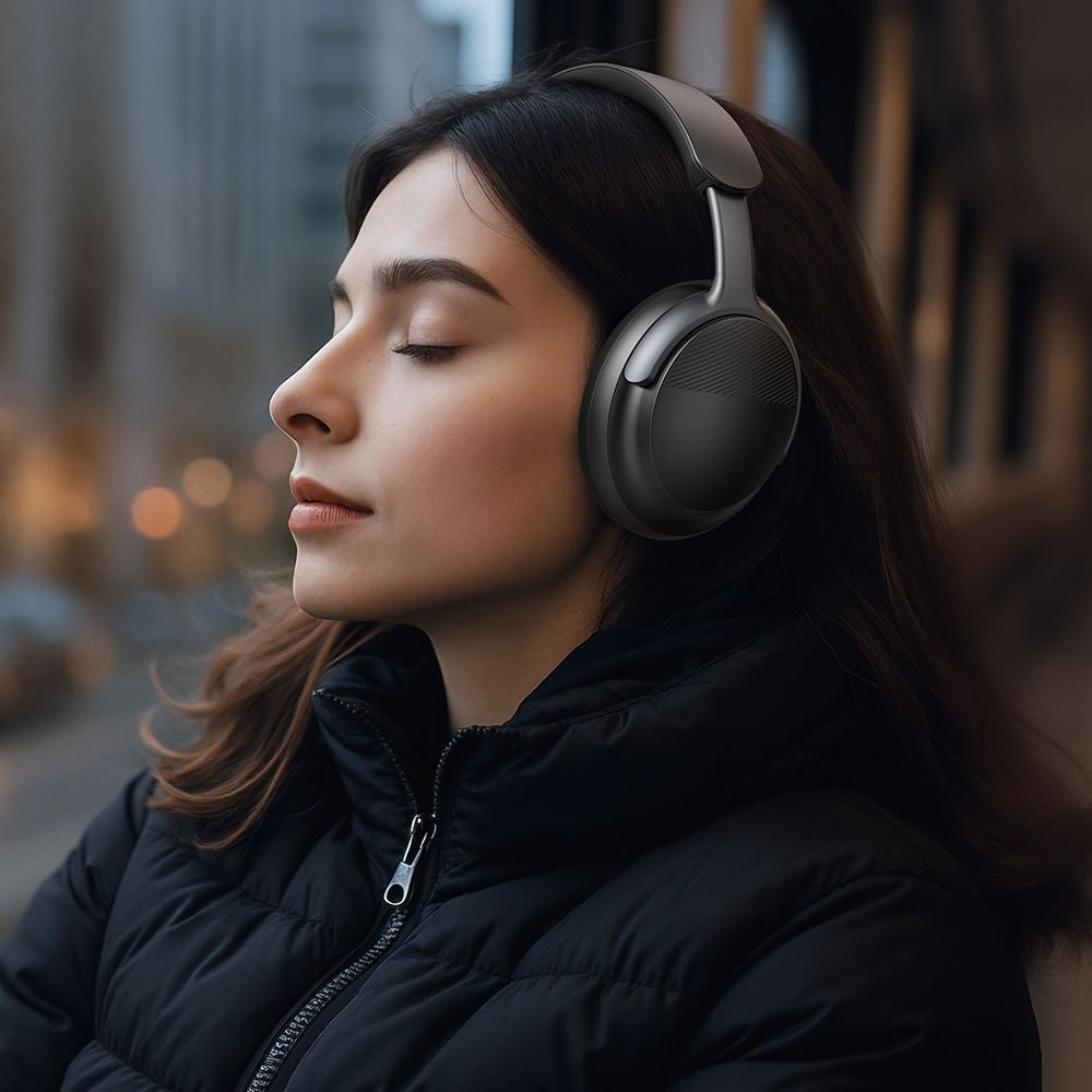 Handsfree Bluetooth McDodo HP-1420 T02, A2DP, ANC, Negru