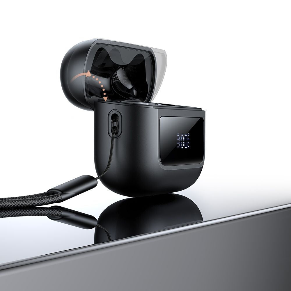 Handsfree Bluetooth McDodo HP-3290 B04 Display, TWS, Negru
