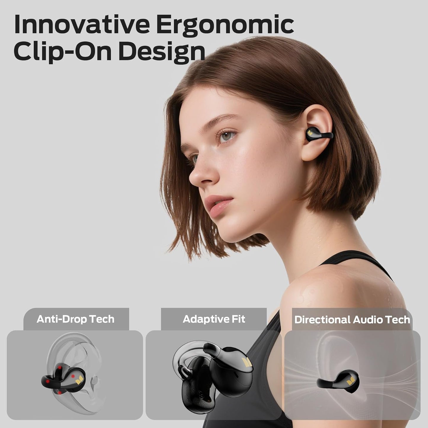 Handsfree Bluetooth Monster AC225, TWS, Negru