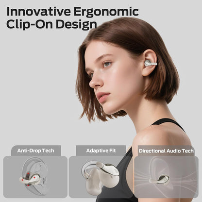 Handsfree Bluetooth Monster AC225, TWS, Crem Deschis