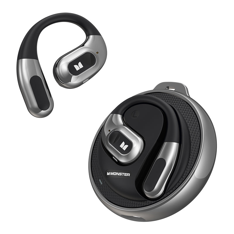 Handsfree Bluetooth Monster AC330 AI Translation, TWS, Negru