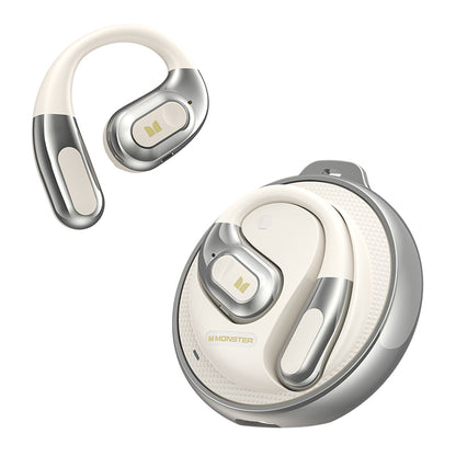 Handsfree Bluetooth Monster AC330 AI Translation, TWS, Alb
