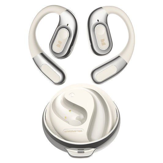 Handsfree Bluetooth Monster AC330 AI Translation, TWS, Alb